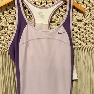 NWT Nike Purple & Lavender  Tank Top, Size‎ Large Athletic Wear Workout Tank
